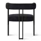 7-Piece Round Dining Table Set with 6 Upholstered Chenille Chairs, 52 Modern Pedestal Table with Metal Leg Dining Chairs for Kitchen-Panipeachy