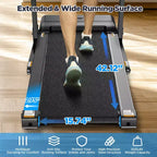 3.25HP Treadmills on Sale for Home, Electric Treadmill 300 LBS Capacity, Foldable Treadmill with Incline, Running Machine w/64 Preset Programs