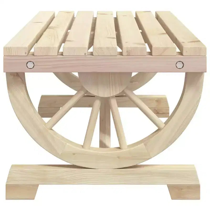 vidaXL Garden Coffee Table Brown Solid Fir Wood