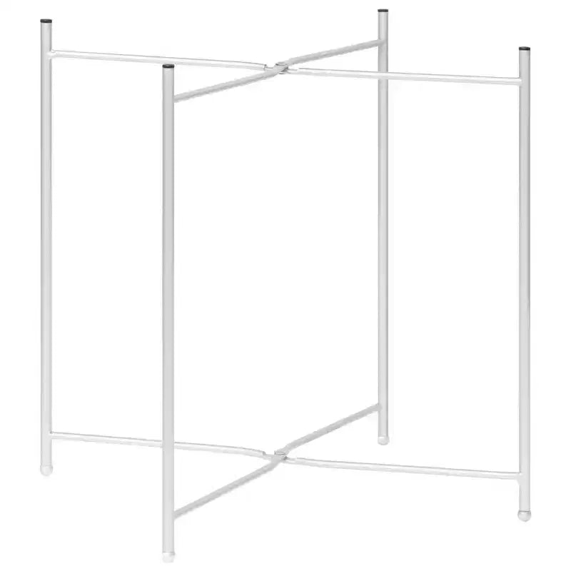 vidaXL Side Table Silver 15.7x15.7x16.1 Glass