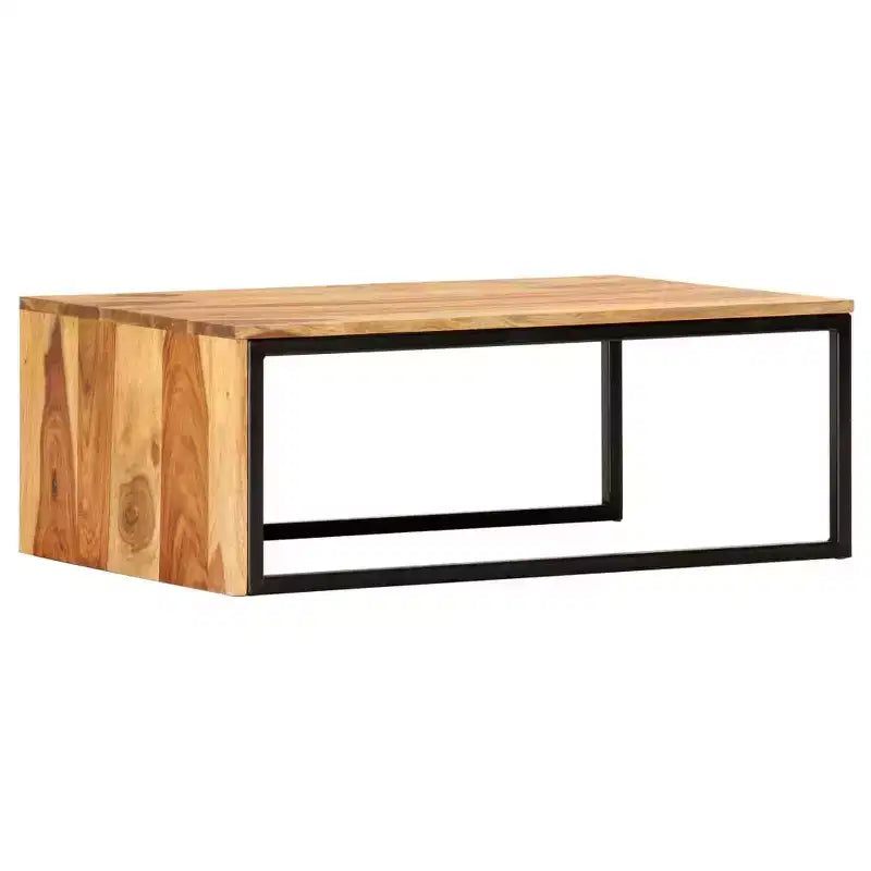 vidaXL Nesting Tables 2 pcs Solid Acacia Wood