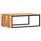 vidaXL Nesting Tables 2 pcs Solid Acacia Wood