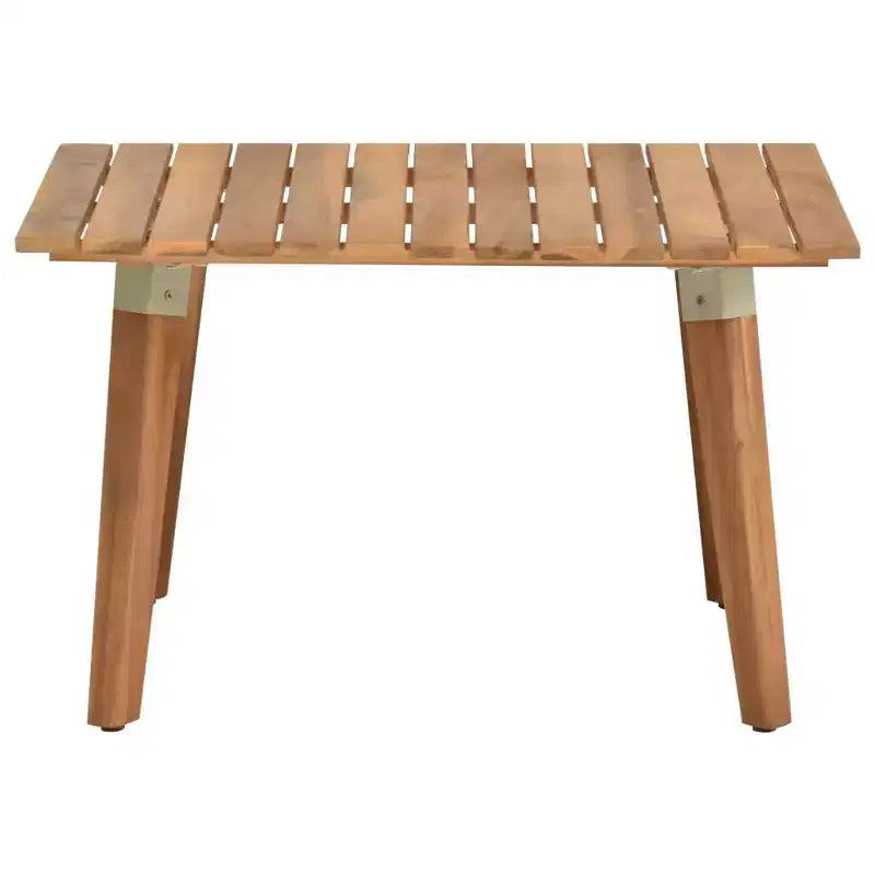 vidaXL Patio Coffee Table 23.6x23.6x14.2 Solid Acacia Wood