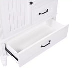 30 Small Bathroom Vanity Sink Combo with Storage , Wood Bathroom Floor Cabinet with Drawers and Door