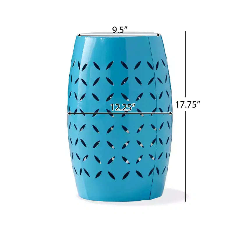 Table d'appoint cylindrique industrielle Zeus & Ruta 12 avec découpe incurvée pour l'intérieur et l'extérieur