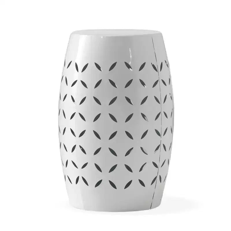Table d'appoint cylindrique industrielle Zeus & Ruta 12 avec découpe incurvée pour l'intérieur et l'extérieur
