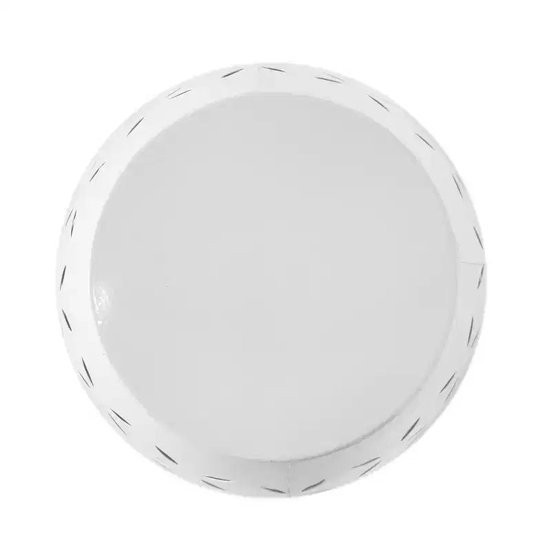 Table d'appoint cylindrique industrielle Zeus & Ruta 12 avec découpe incurvée pour l'intérieur et l'extérieur