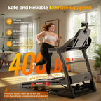 Tapis de course pour la maison, tapis roulant 5,1 CV avec inclinaison de 20 %, tapis de course avec capacité de poids de 180 kg, tapis roulant 19 km/h avec 64 programmes prédéfinis, maison, bureau et salle de sport