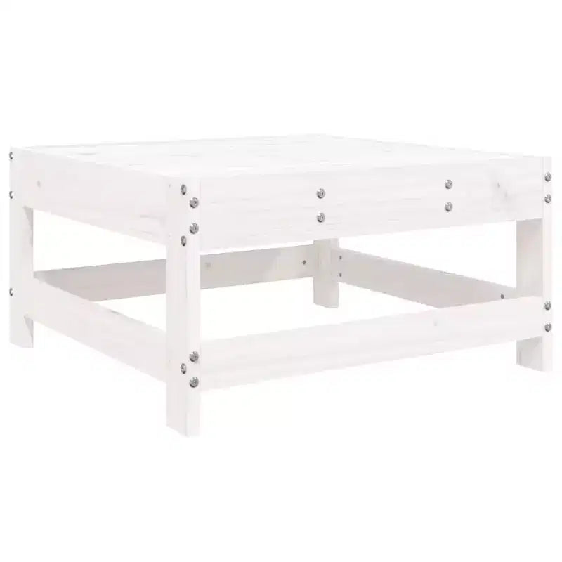 vidaXL Garden Lounge Set Natural Solid Pine Wood and Engineered Wood Medium