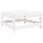 vidaXL Garden Lounge Set Natural Solid Pine Wood and Engineered Wood Medium