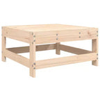 vidaXL Garden Lounge Set Natural Solid Pine Wood and Engineered Wood Medium
