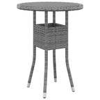vidaXL Garden Lounge Set Black, Cream White