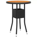 vidaXL Garden Lounge Set Black, Cream White