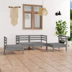 vidaXL Salon de jardin modulaire en bois de pin massif - Moyen