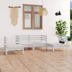 vidaXL Salon de jardin modulaire en bois de pin massif - Moyen