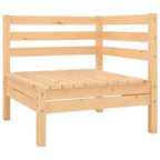 vidaXL Salon de jardin modulaire en bois de pin massif - Moyen