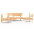 vidaXL Salon de jardin modulaire en bois de pin massif - Moyen