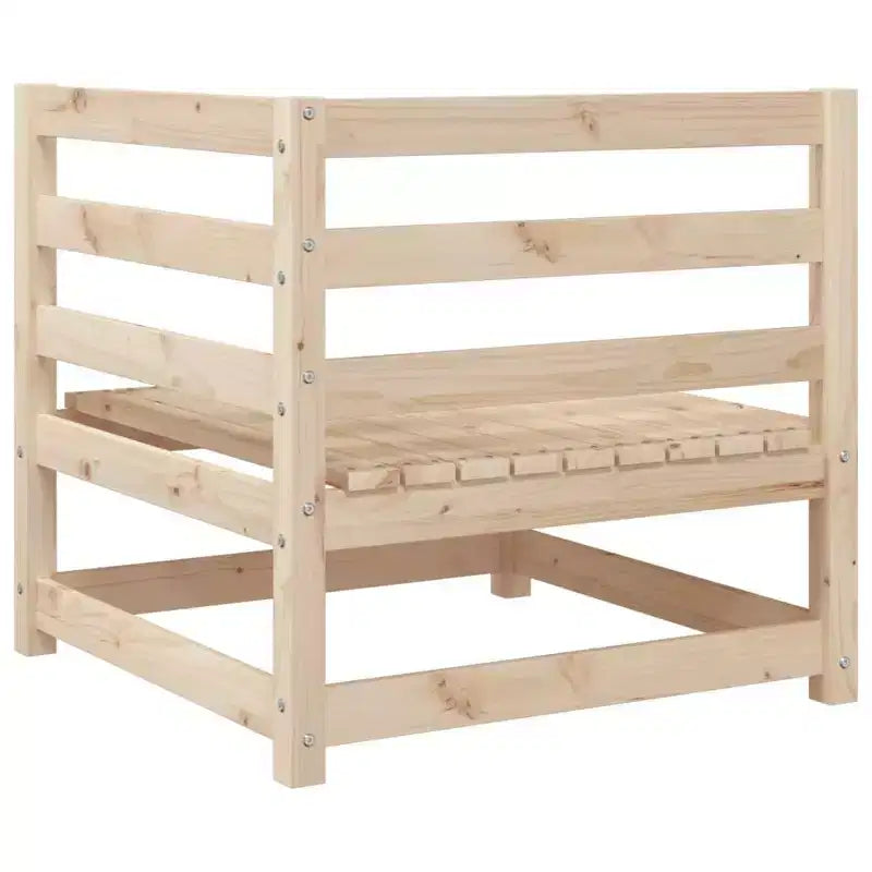 vidaXL Garden Sofa Set Natural Wood Solid Pine wood Large Modular