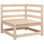 vidaXL 9 Piece Patio Sofa Set Solid Wood Pine