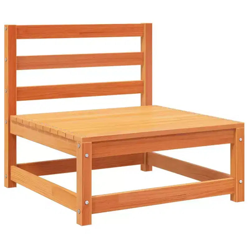 vidaXL Garden Sofa Set Natural Pine Solid Pine Wood Large