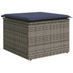 vidaXL Garden Sofa Set with Cushion 8 pcs Brown Poly rattan