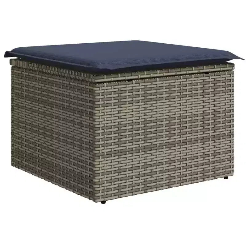 vidaXL Garden Sofa Set 7 pcs Brown Poly rattan