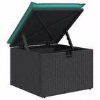 vidaXL Salon de jardin 4 pcs Marron et rouge 196 x 117 x 85 cm