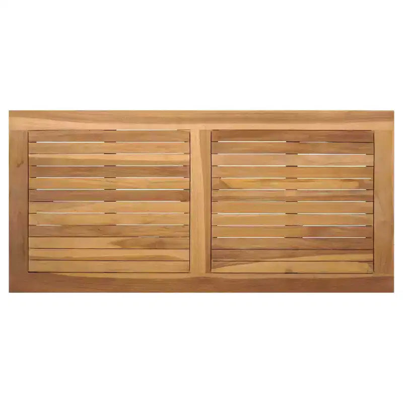 Garden Sofa Set 4 pcs Natural Solid teak wood