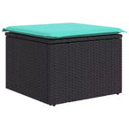 vidaXL Salon de jardin avec coussins 7 pcs Résine tressée