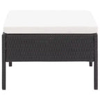 vidaXL Patio Furniture Set 3 Piece Sectional Sofa with Coffee Table Rattan