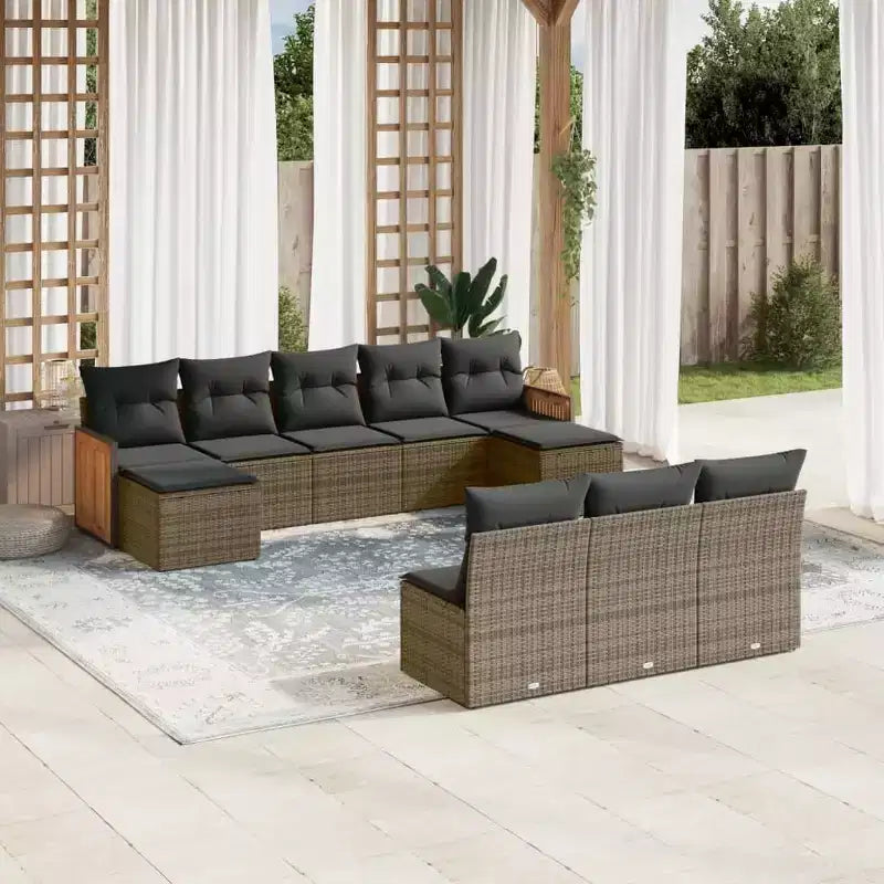 vidaXL Patio Sofa Set - Multiple Colors and Models