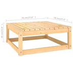 vidaXL Ensemble de Mobilier de Jardin 10 Pièces Canapé d'Angle d'Extérieur en Bois de Pin Massif