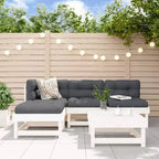 vidaXL Patio Furniture Set with Cushions Outdoor Lounge Set 5 Piece Solid Wood