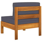 vidaXL Salon de jardin en bois, Bois