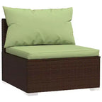 vidaXL Garden Lounge Set PE rattan Large Modular