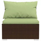 vidaXL Garden Lounge Set PE rattan Large Modular