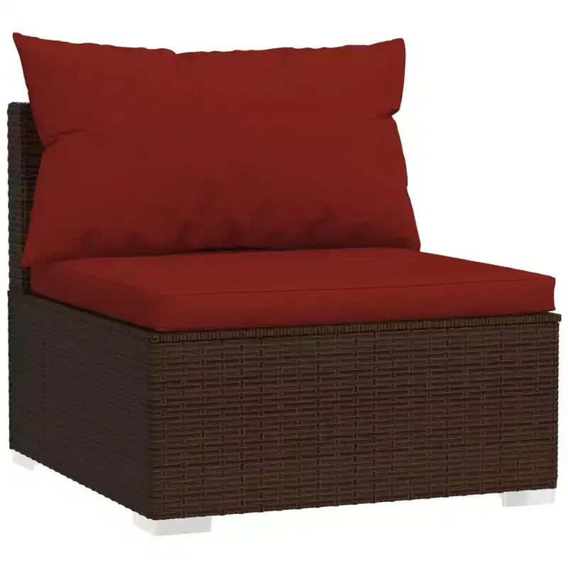 vidaXL Garden Lounge Set PE rattan Large Modular