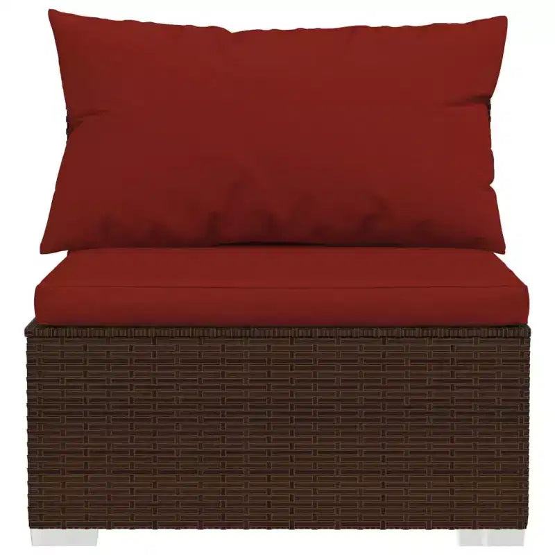 vidaXL Garden Lounge Set PE rattan Large Modular