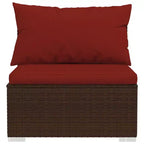 vidaXL Garden Lounge Set PE rattan Large Modular
