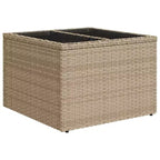 vidaXL 10 Piece Patio Sofa Set with Cushions Poly Rattan