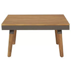 vidaXL Salon de jardin 4 pièces avec coussins en bois d'acacia massif marron