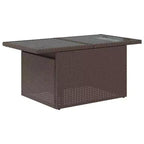 vidaXL 8 Piece Patio Sofa Set with Cushions Poly Rattan