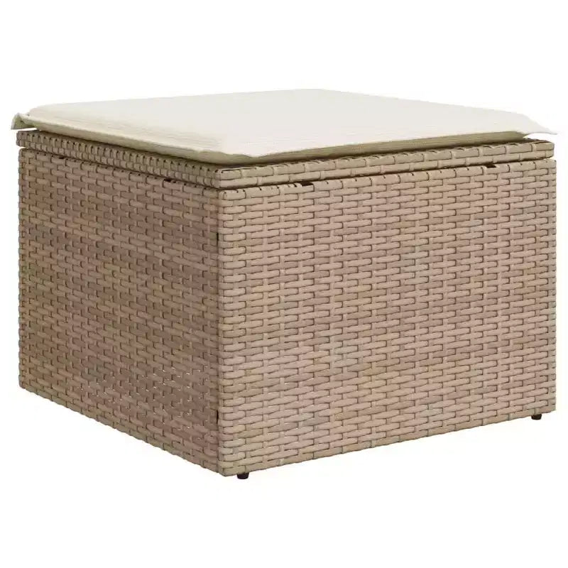 vidaXL 8 Piece Patio Sofa Set with Cushions Poly Rattan