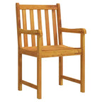 vidaXL Garden Dining Set 3 pcs Brown solid acacia wood