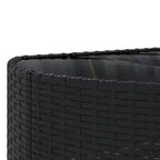 vidaXL Salon de jardin avec coussins 10 pièces en résine tressée