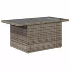 vidaXL Salon de jardin 6 pièces avec coussins résine tressée