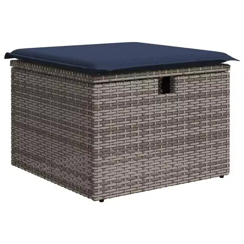 vidaXL Patio Sofa Set with Cushions Sectional Couches 6 Piece Poly Rattan
