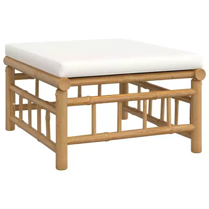 vidaXL 5 Piece Patio Lounge Set with Cushions Bamboo