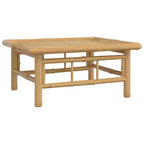 vidaXL 5 Piece Patio Lounge Set with Cushions Bamboo