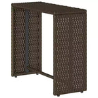 vidaXL 5 Piece Patio Sofa Set with Cushions Stackable Gray Poly Rattan